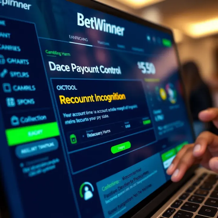 Overview of Betwinner mobile app dashboard highlighting betting options and payment features