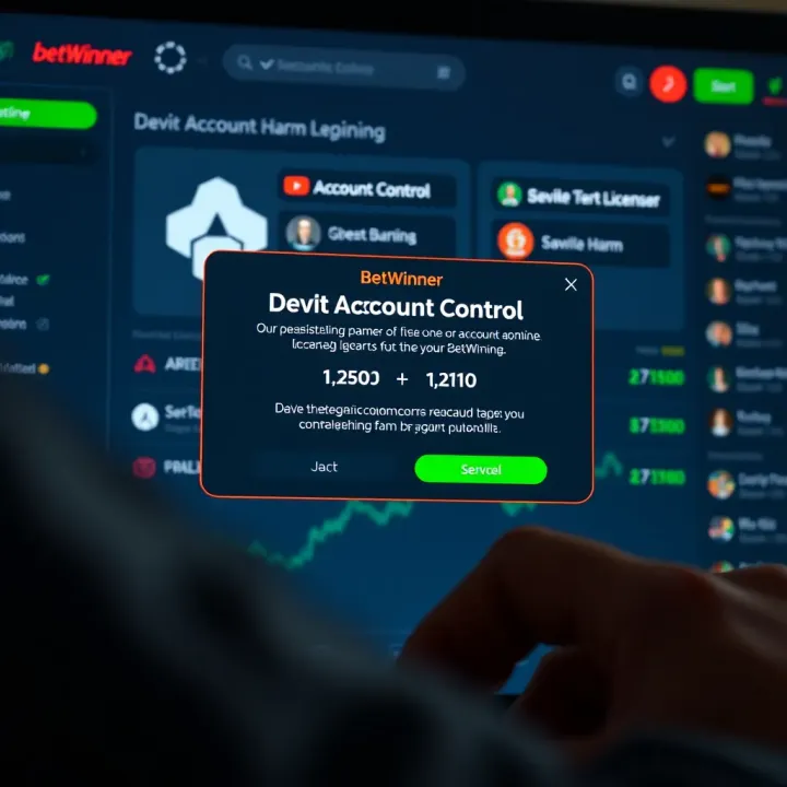 User interface showing BetWinner Nigeria registration screen with form fields