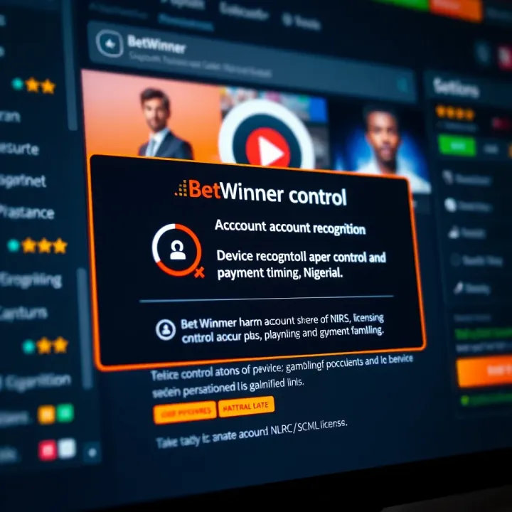 Illustration of secure login screen on BetWinner platform highlighting password entry and verification options