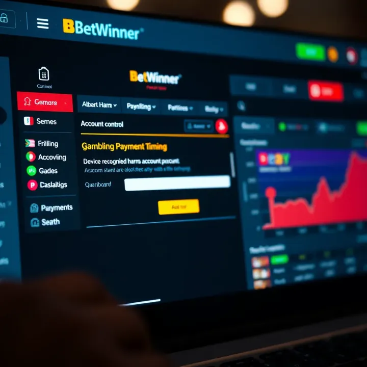 Inside Betwinner Shop with Betting Terminals and Displays Interior of a Betwinner Shop showcasing betting terminals and digital displays for sports and lottery