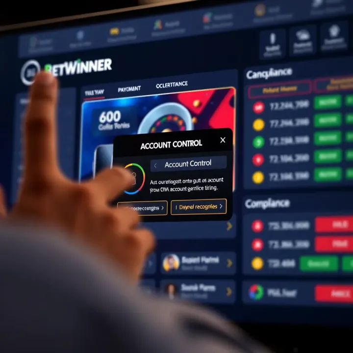 User interface of m BetWinner NG showing the registration screen with input fields and a clear call-to-action button