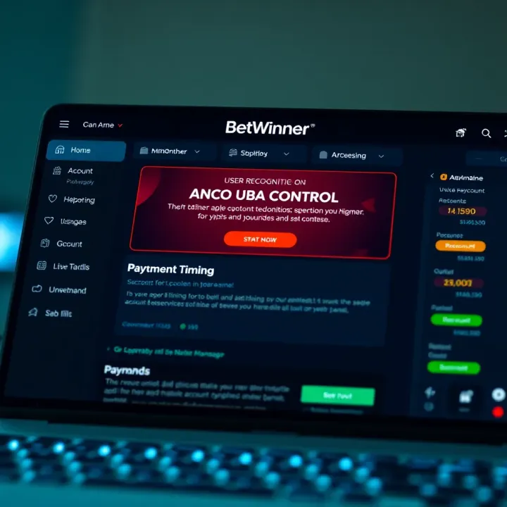Mobile device displaying payment options and security features of a betting platform