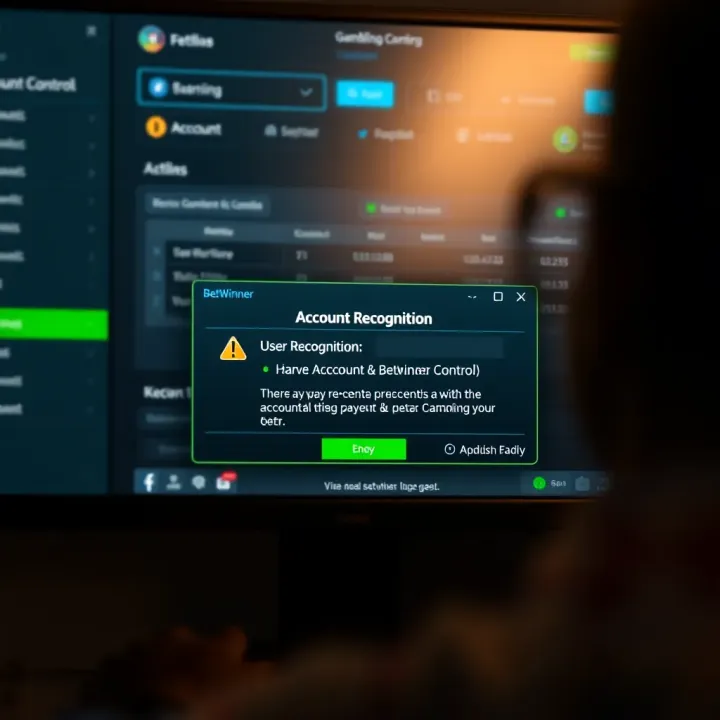 Illustration showing a digital device displaying Betwinner website with promotional banners