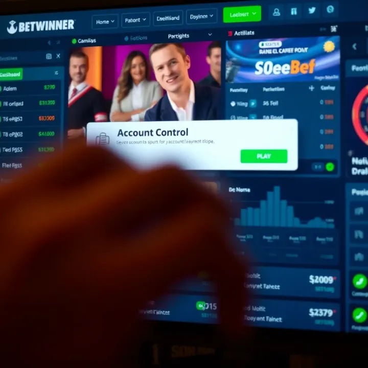 Betwinner app interface showing live football scores and match updates