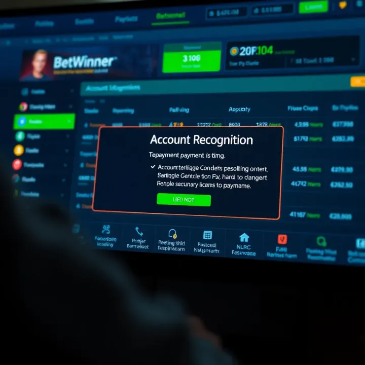 Dashboard view showing various sports betting options available after login on desktop
